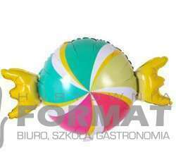 Balon foliowy - Kolorowy cukierek 70x45 cm 1