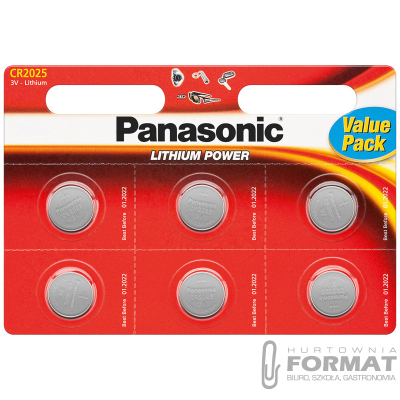 BATERIA PANASONIC GUZIKOWA CR-2025EL/6BW 2025 1