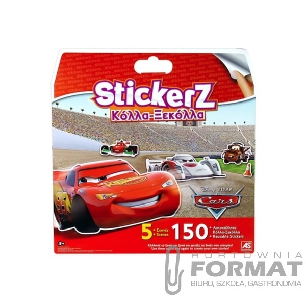 NAKLEJKI WIELOKROTNEGO UŻYTKU CARS 1