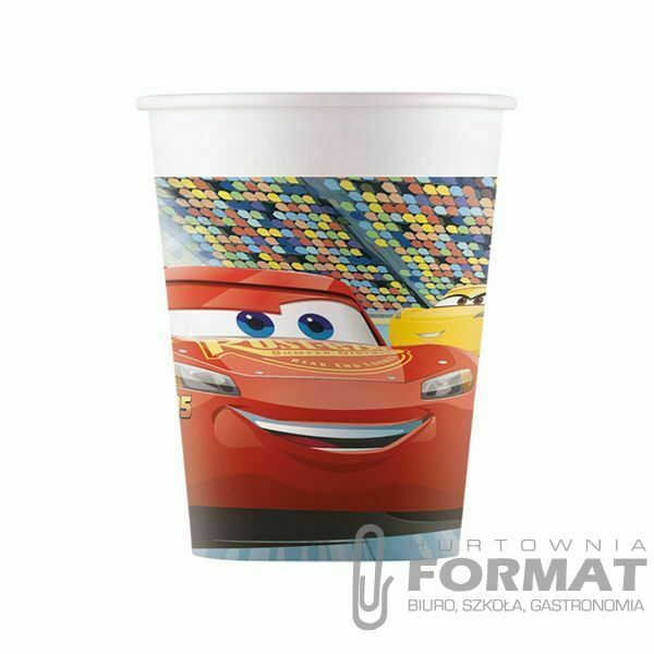 Kubek jednorazowy Godan Cars 3 200ml (93472) 1