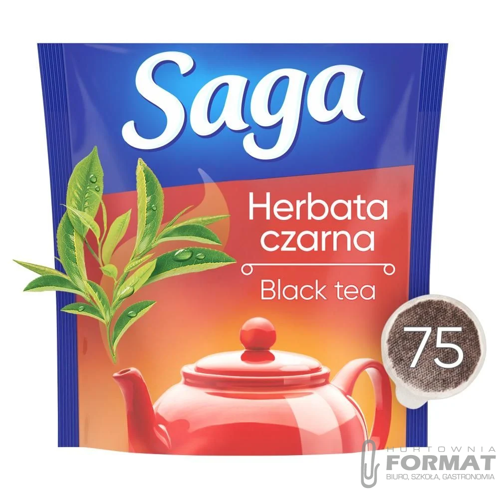 SAGA Herbata czarna (75 torebek) 1