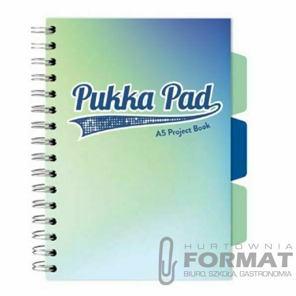 Kołozeszyt A5/100k. kr Project Book Seafoam Pukka 1