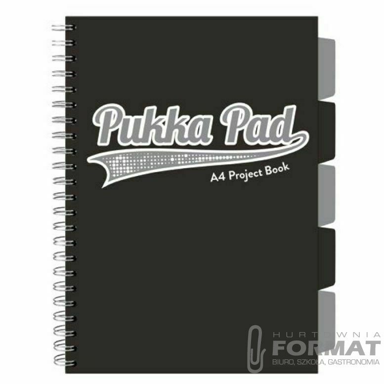 KOŁOZESZYT A4/100 # PUKKA BLACK/REY 1