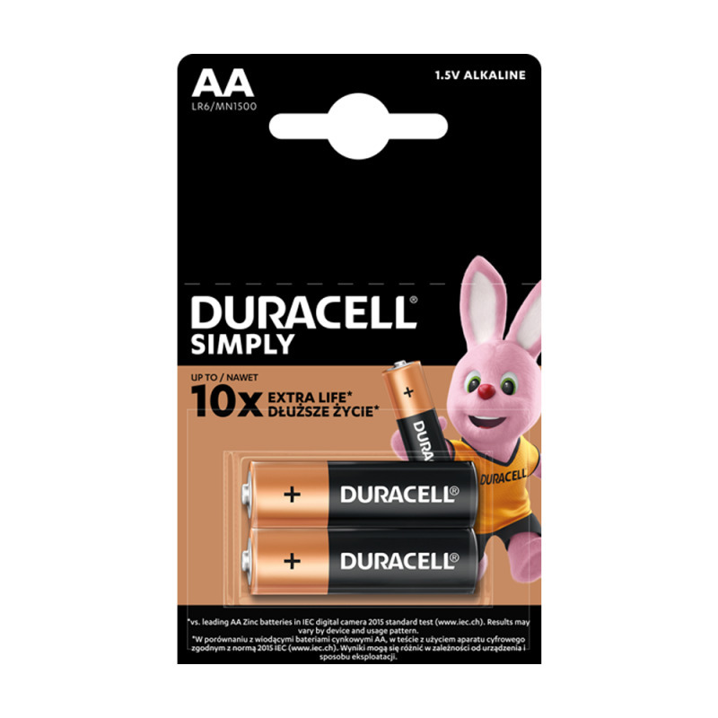 BATERIA DURACELL AA LR6 2szt 1