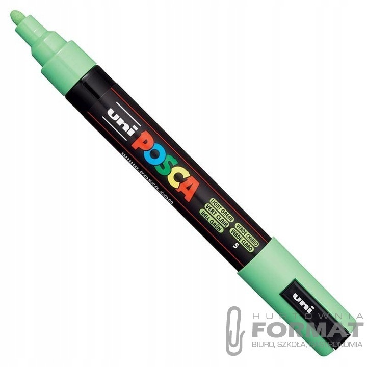 Marker plakatowy UNI POSCA PC-5M zielony jasny 1