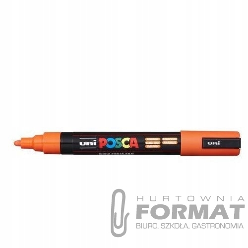 Pomarańczowy marker UNI POSCA PC-5M 1