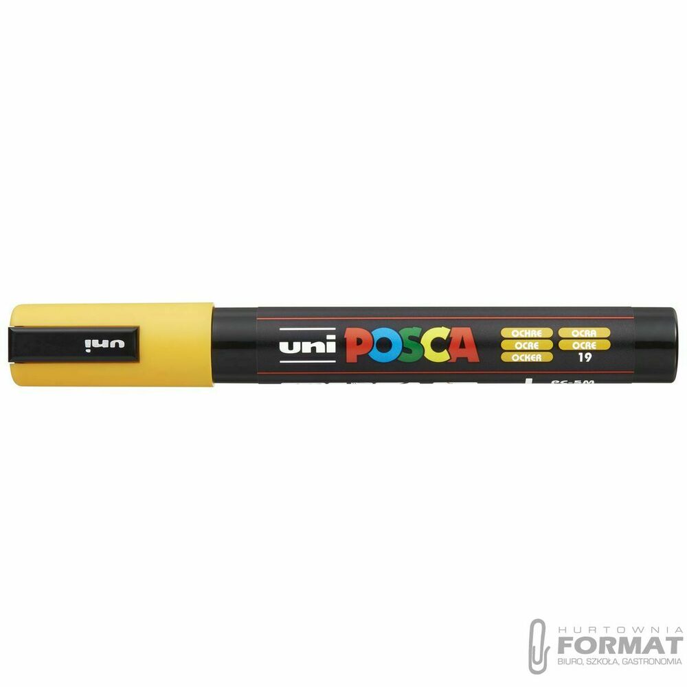Marker plakatowy UNI POSCA PC-5M ochra 1