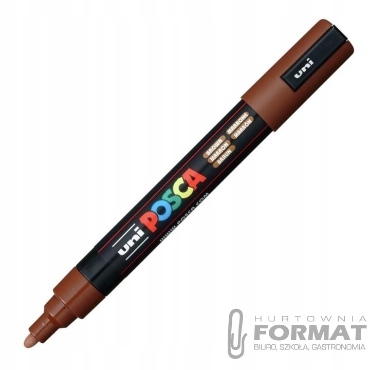 Marker plakatowy UNI POSCA PC-5M kakaowy 1