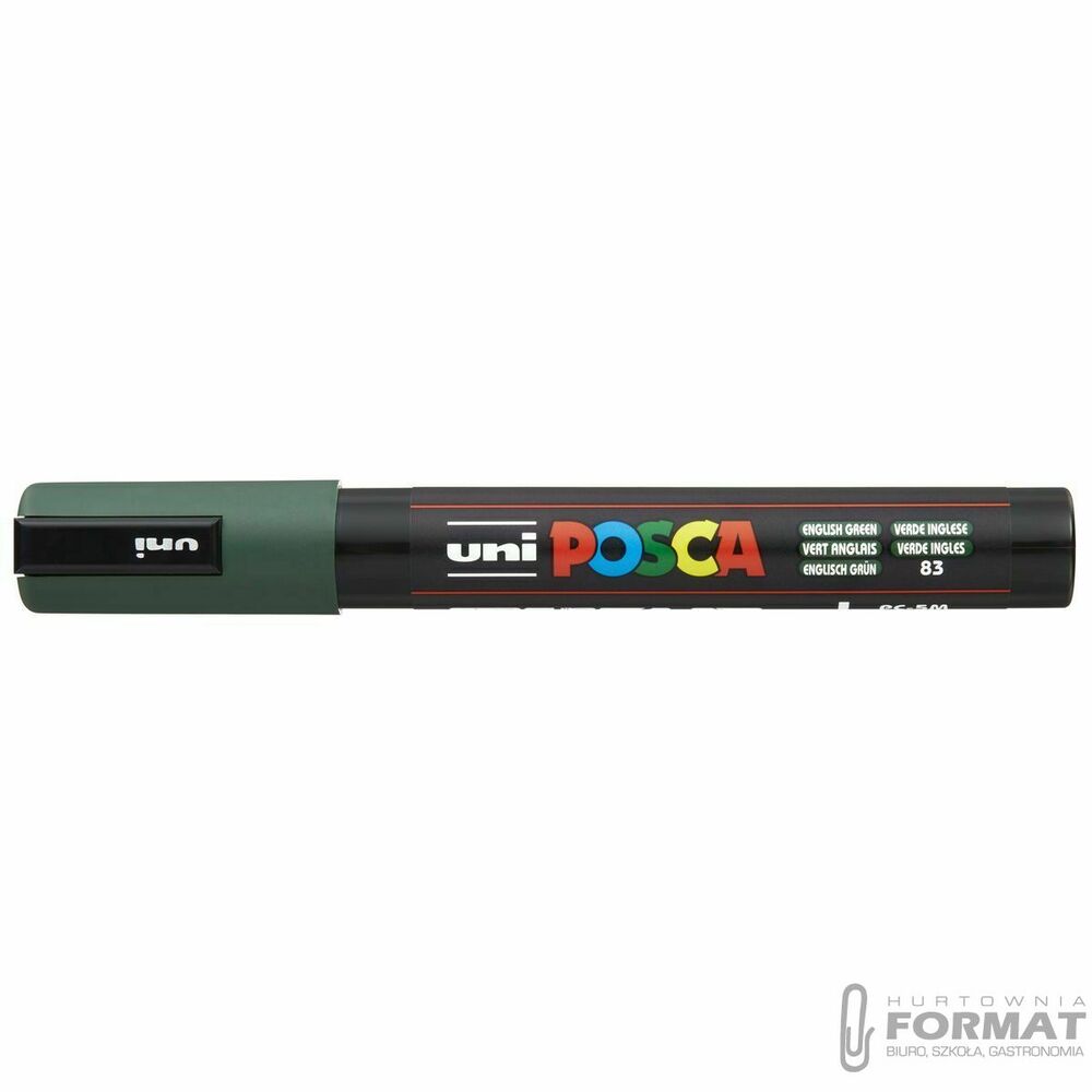 Marker plakatowy UNI POSCA PC-5M ciemno zielony 1