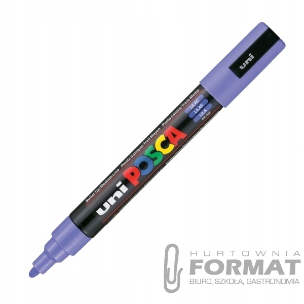 Marker plakatowy UNI POSCA PC-5M liliowy 1