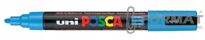 Marker plakatowy UNI POSCA PC-5M błękitny 1