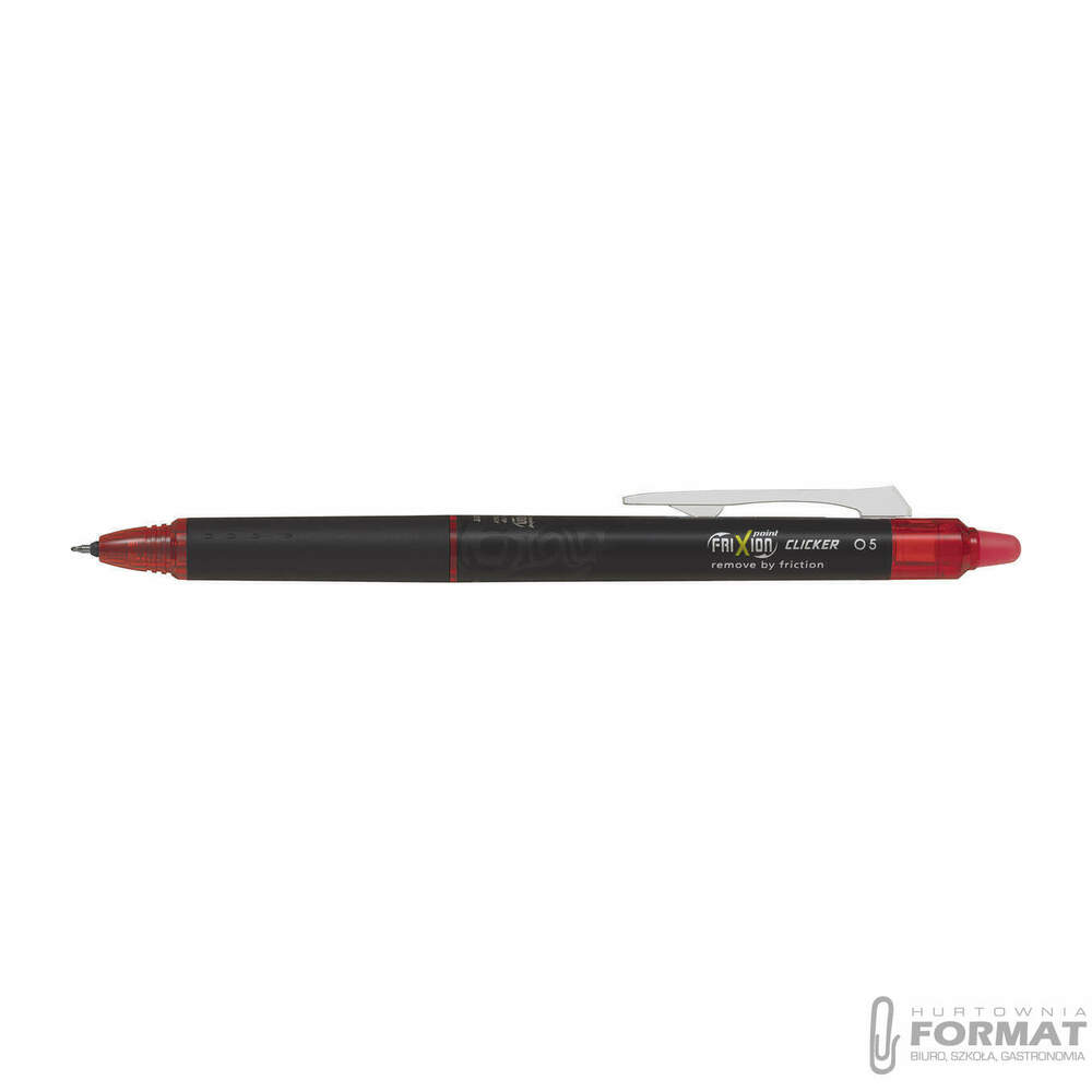 PILOT PIÓRO KULKOWE FRIXION POINT CLICKER SYNERGY 0,5 CZERWONY 1