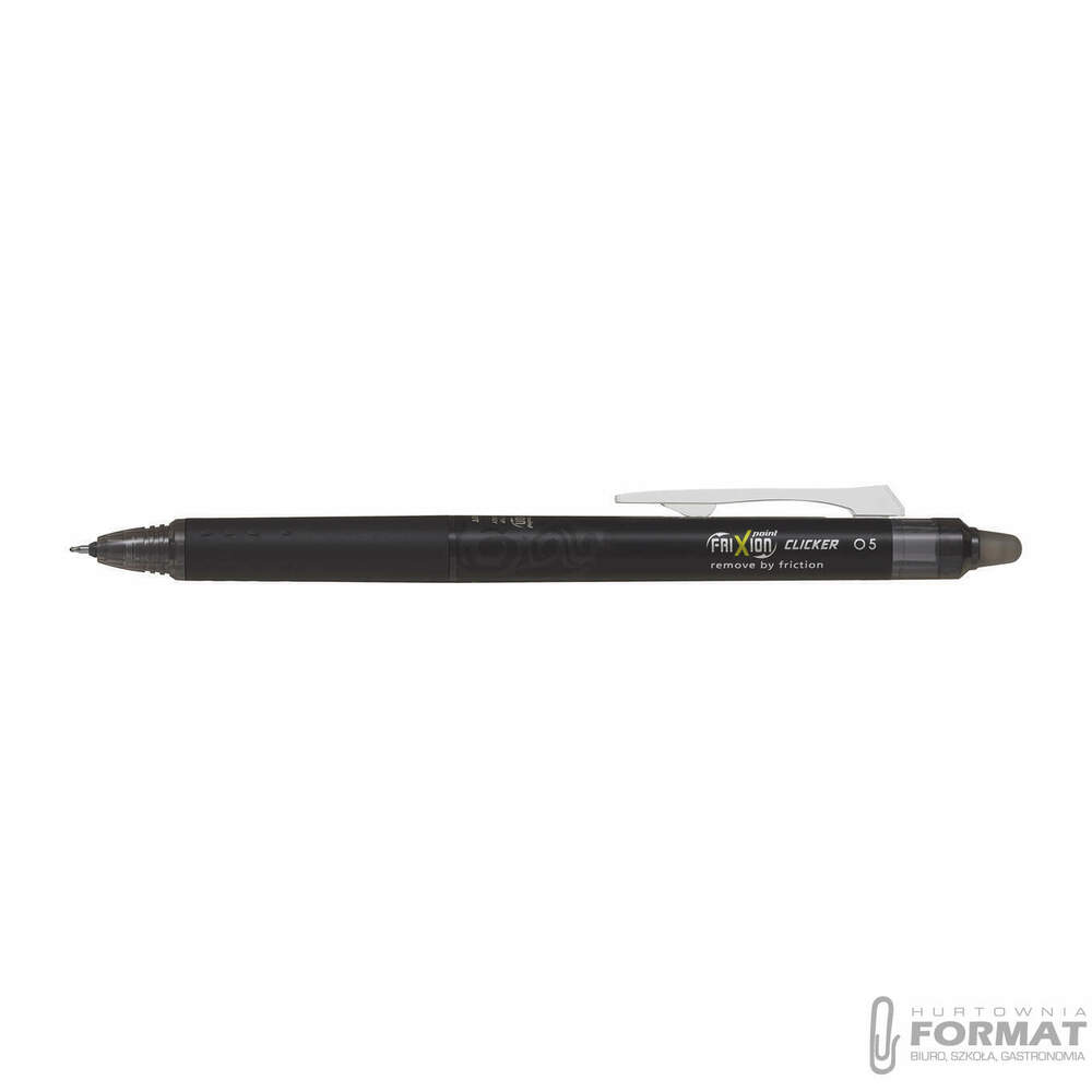 PILOT PIÓRO KULKOWE FRIXION POINT CLICKER SYNERGY 0,5 CZARNY 1