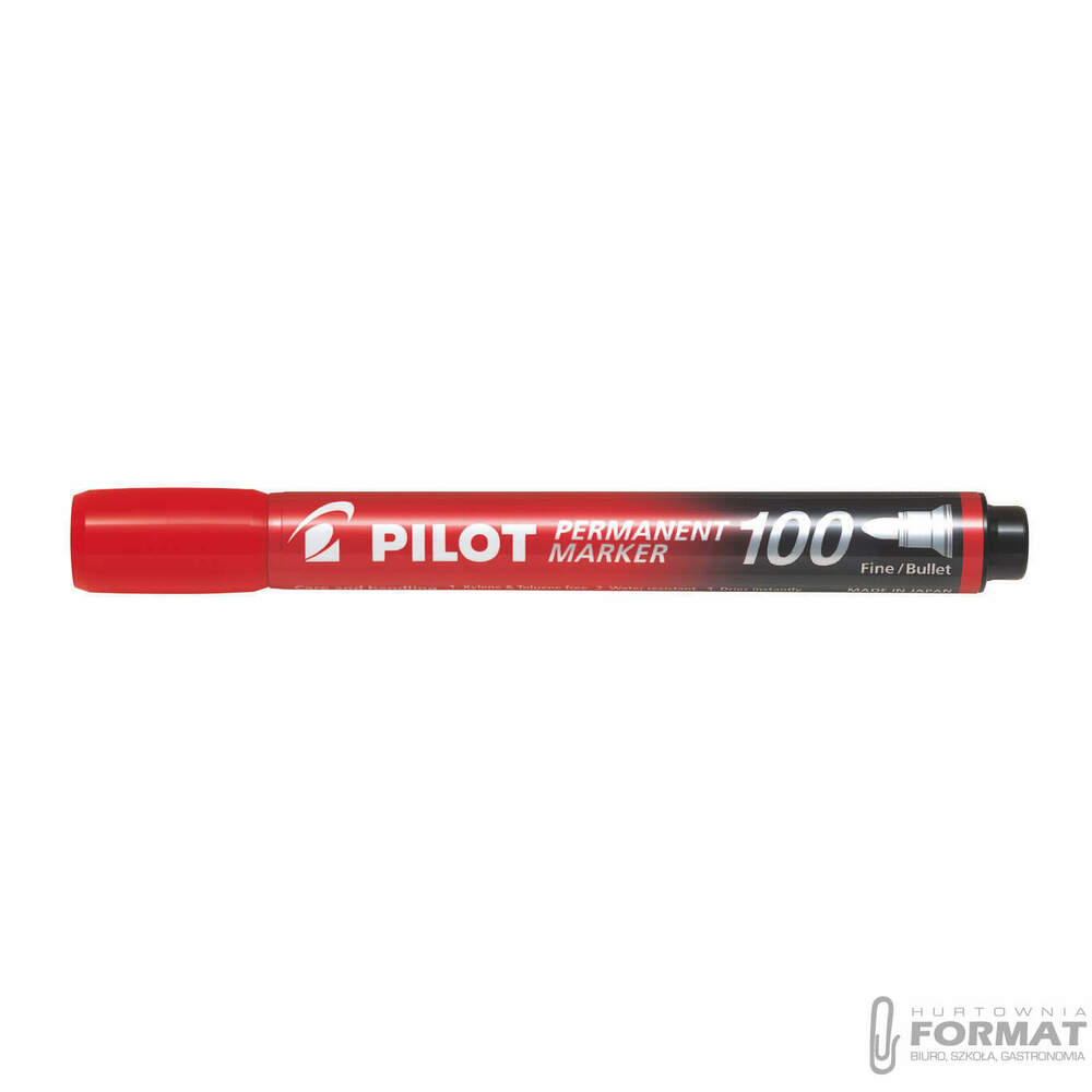 PILOT MARKER PERMANENTNY SCA-100 CZERWONY 1