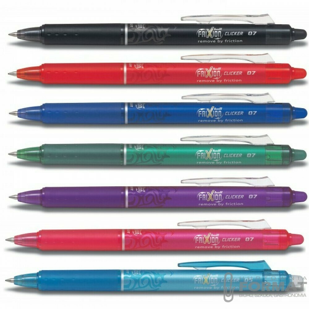 PILOT FRIXION CLICKER 0,7 CZARNY 1