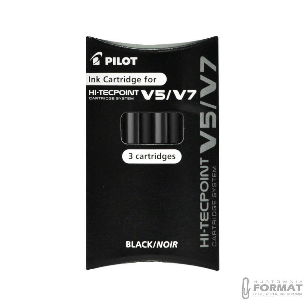 PILOT NABOJE DO V5/V7 CZARNE X3 1
