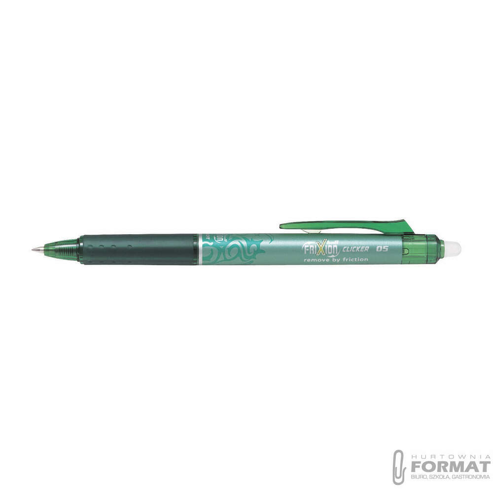 PILOT PIÓRO KULKOWE CLICKER FRIXION 0,5 ZIELONY 1
