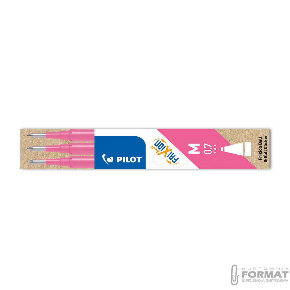PILOT WKŁAD FRIXION RÓżOWY X3 1