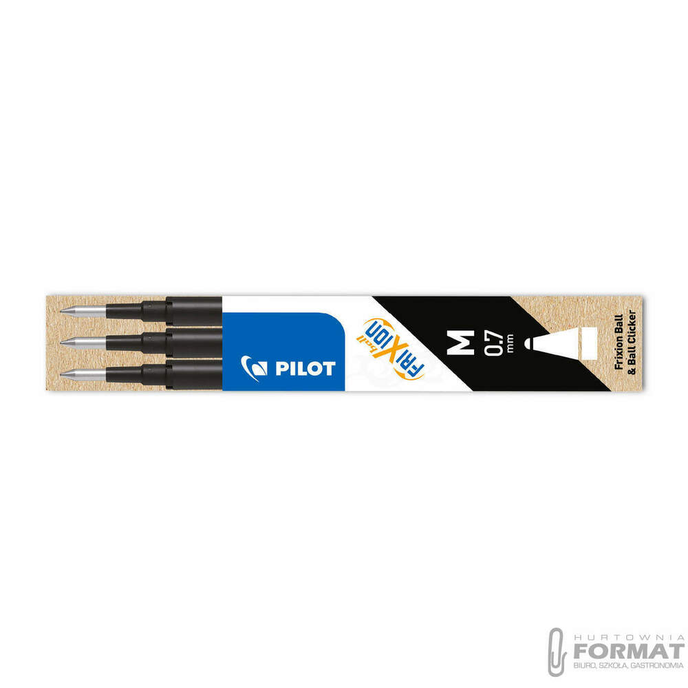 PILOT WKŁAD FRIXION CZARNY x3 1