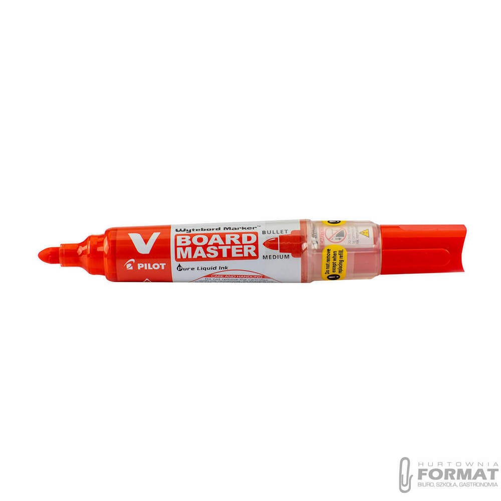 PILOT MARKER SUCHOŚCIERALNY V-BOARD MASTER MEDIUM CZERWONY 1