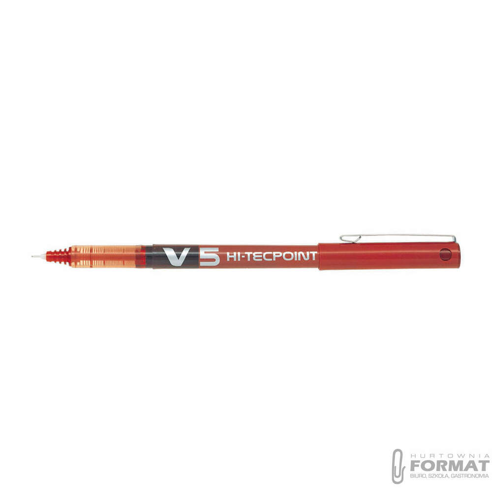 PILOT CIENKOPIS V5 CZERWONY 1