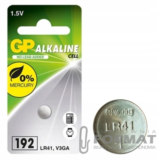 BATERIA GP 192 AG3/LR41 1