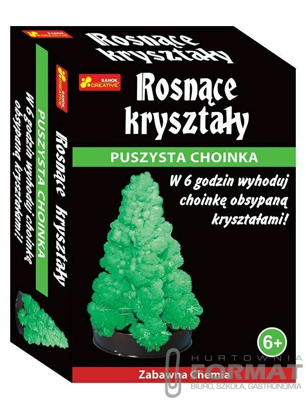 Zestaw kreatywny dla dzieci Ranok Creative Rosnące kryształy Puszysta choinka zielona 1