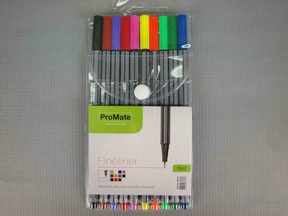 ZESTAW CIENKOPISY 10 KOL PROMATE 1