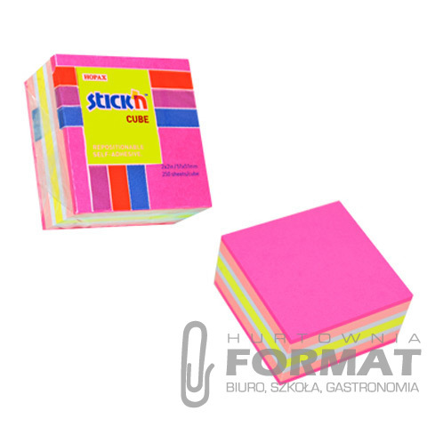 NOTES KOSTKA 51/51 Różowy MIX NEON I PASTEL 1