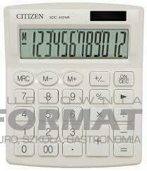 KALKULATOR CITIZEN SDC-812 BIAŁY 1