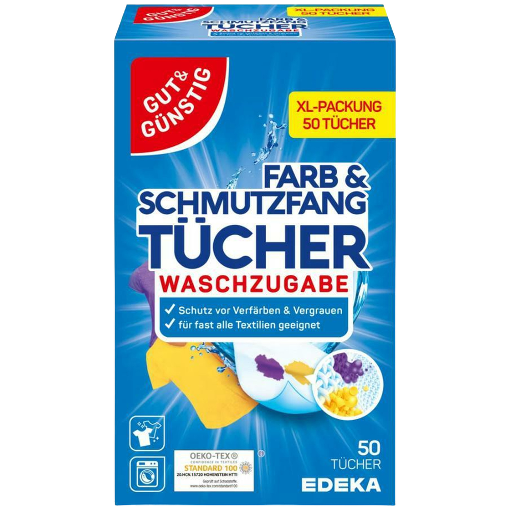 G&G Chusteczki Wyłapujące Kolor i Brud XL 50 szt. 1