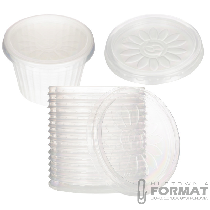 25 x Wieczko PP do misek 500ml śr. 115mm A25 1