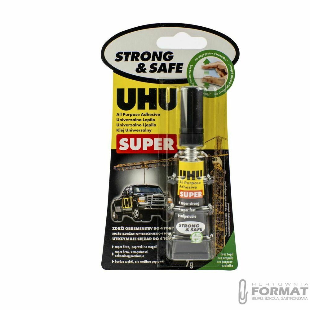 Klej błyskawiczny SUPER STRONG&SAFE 7 g 1
