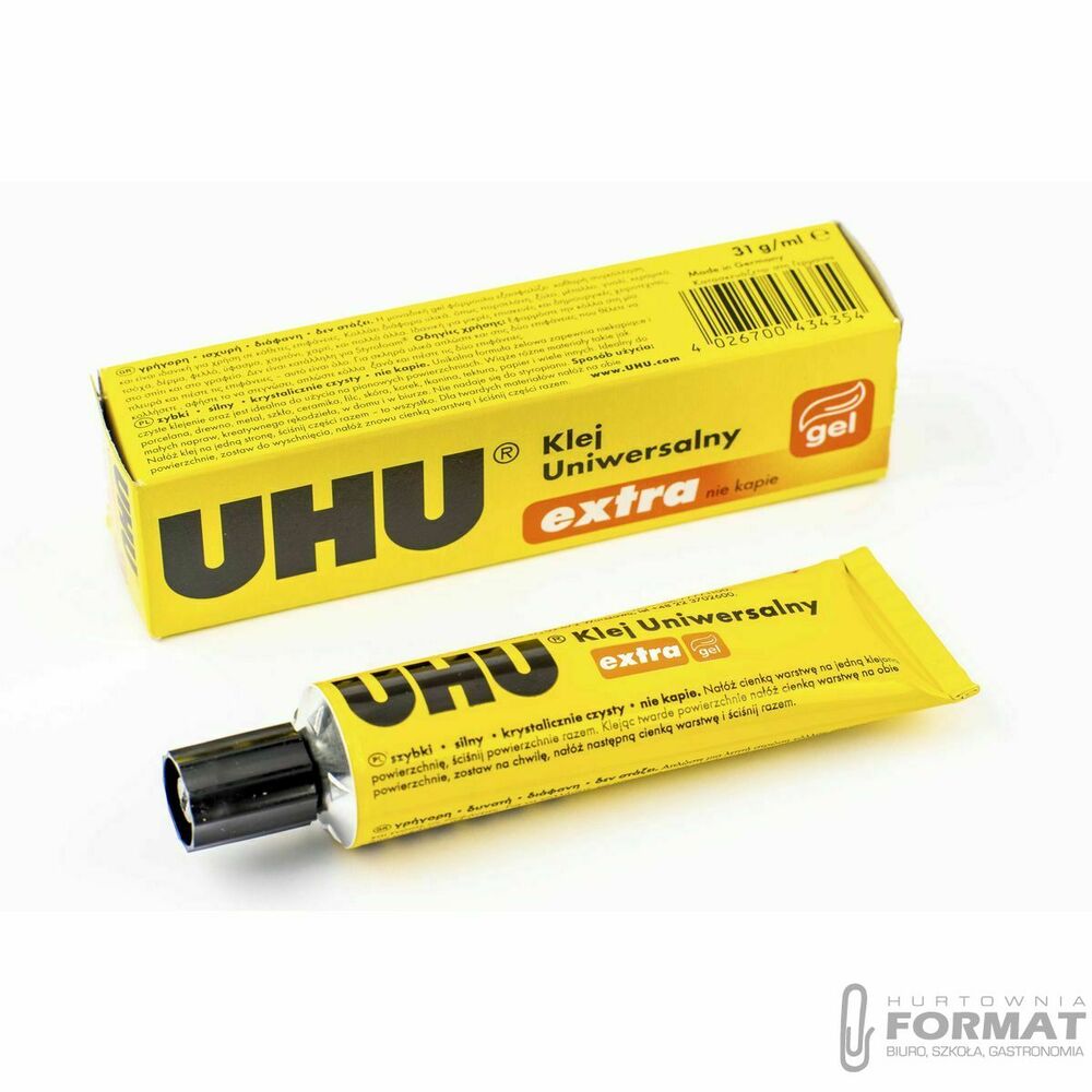KLEJ UNIWERSALNY EXTRA GEL 31ml UHU 1