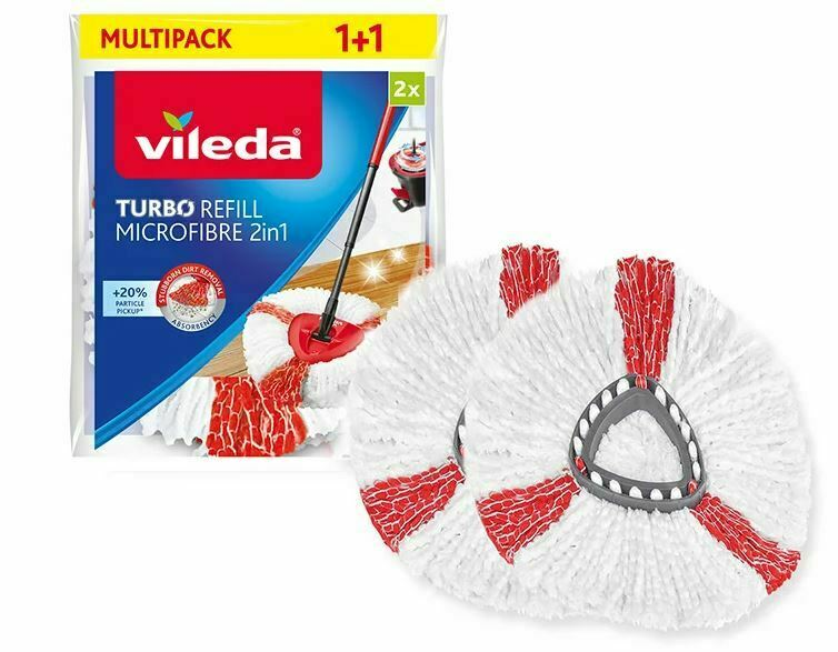 VILEDA Wkład do mopa obrotowego Turbo 2w1 2szt 1