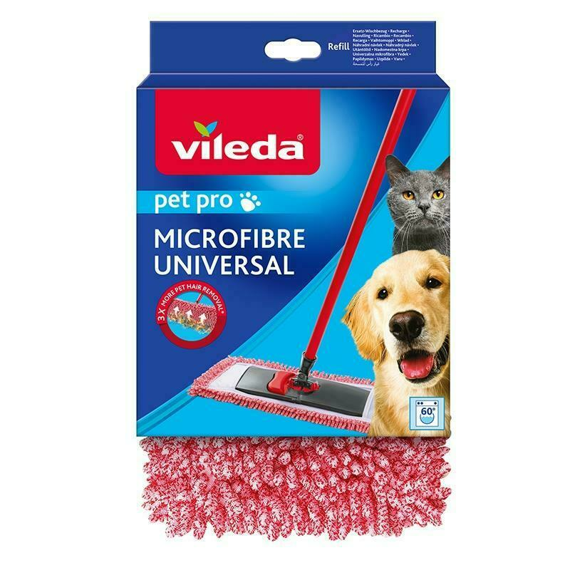 Vileda wkład do mopa płaskiego Vileda Chenille do sierści i włosów 1