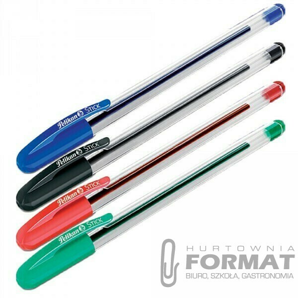 DŁUGOPIS PELIKAN STICK ZIELONY 1