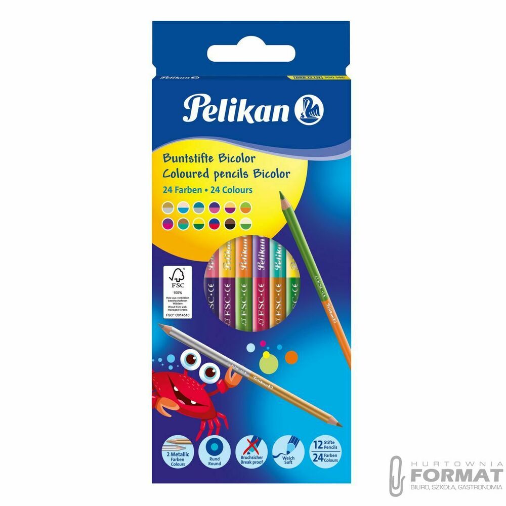 Kredki ołówkowe Pelikan 700146 24 kol. (100401585) 1