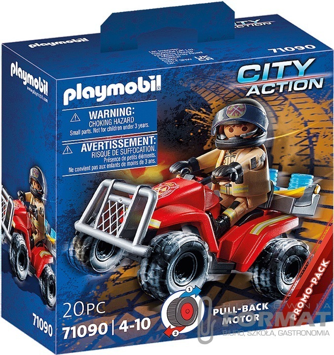 Playmobil - Pożarniczy Speed Quad 71090 1