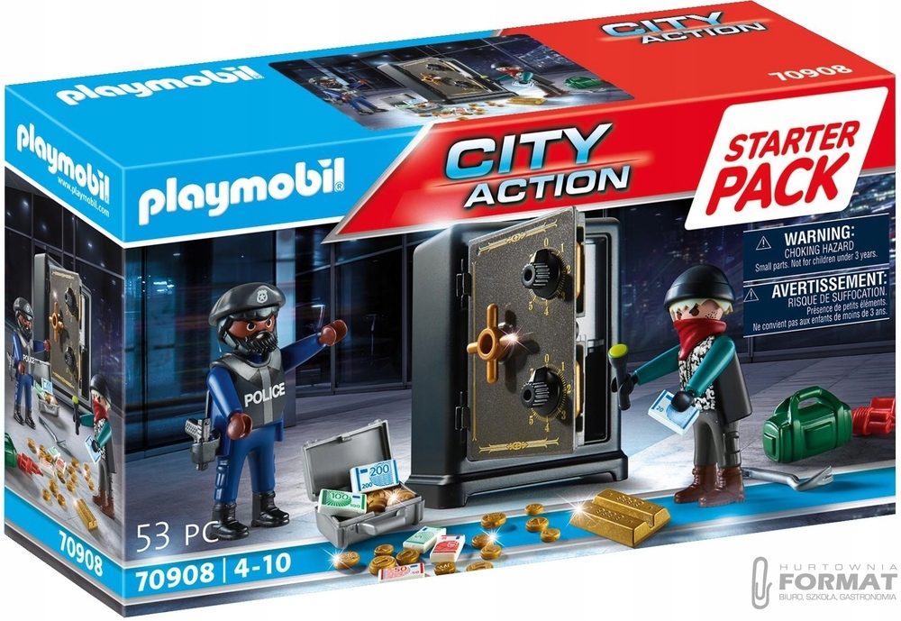 Playmobil - Starter Pack Włamanie do sejfu 70908 1