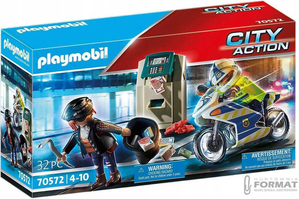 Playmobil 70572 - Pościg motorem policyjnym 1