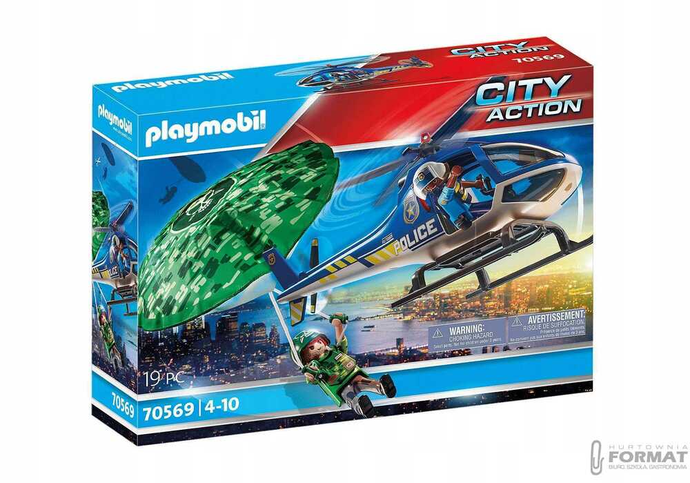Playmobil 70569 - Ucieczka ze spadochronem 1