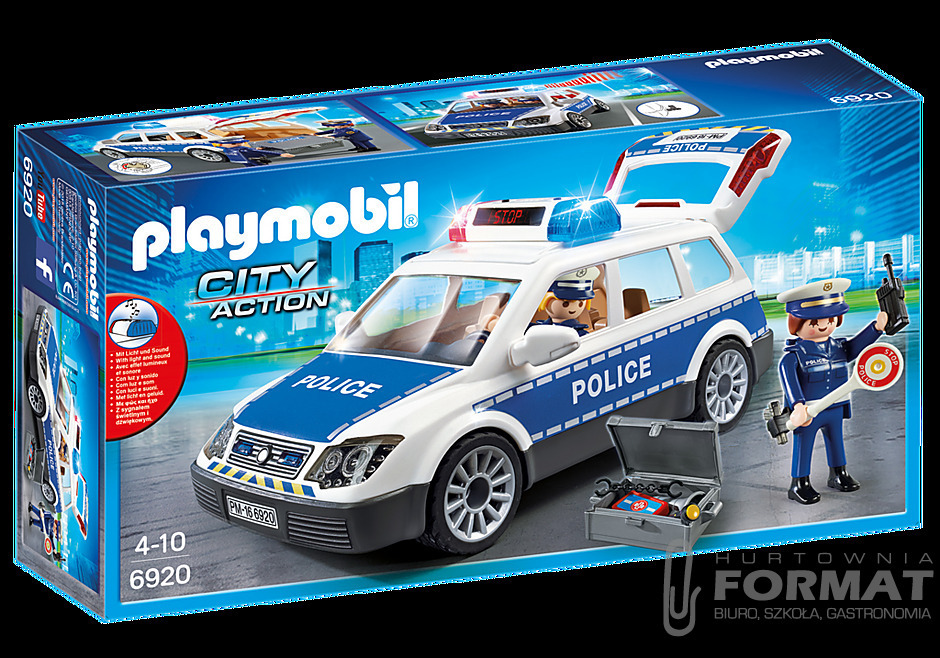 Playmobil 6920 Radiowóz Policyjny Światło dźwięk 1