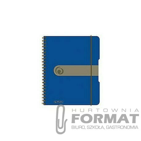 KOŁOZESZYT A5/80K KRATKA HERLITZ NIEBIES. 11293750 1