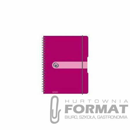 KOŁOZESZYT A4/80K KRATKA HERLITZ MALINOWY 11293081 1