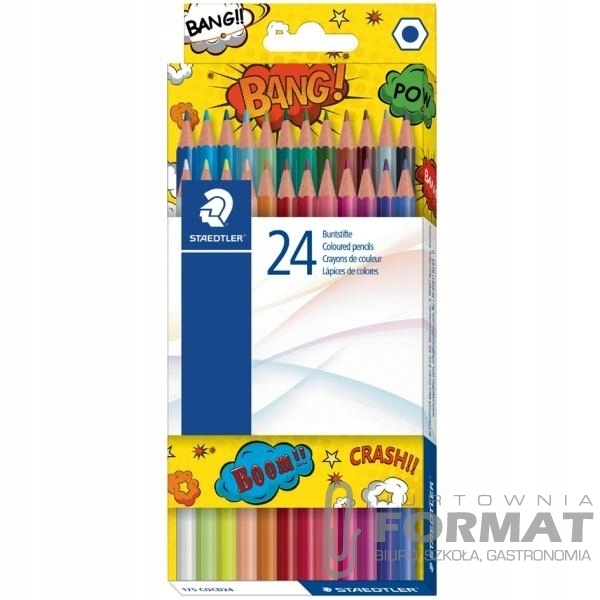 Kredki sześciokątne Comic Staedtler 24 kolorów 1