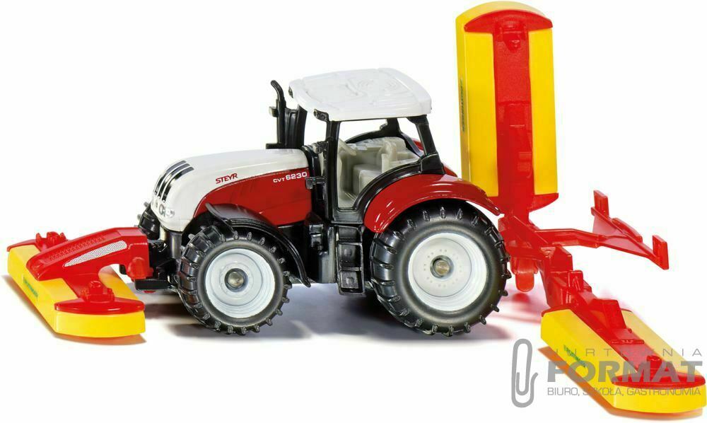 SIKU DISPLAY 1672 TRAKTOR Z KOSIARKĄ 1