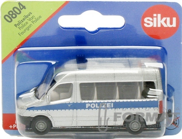 SIKU SERIA ZIELONA 0804 POLICYJNY VAN 1