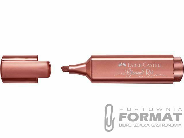 Zakreślacz Faber-Castell metaliczny Czerwony 1