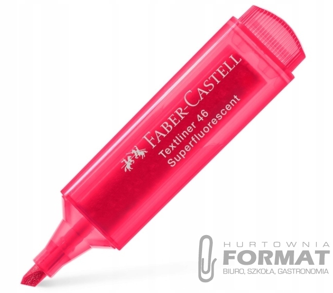 Zakreślacz Faber Castell 1546 czerwony 1